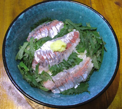 アジ（鯵）丼