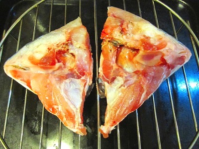 黒鯛 チヌ のカシラ焼き Crazy Fishing